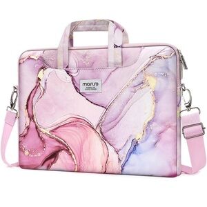 Mossio Pink Marble Laptop Bag - Fits Laptops up to 17.3-inches
